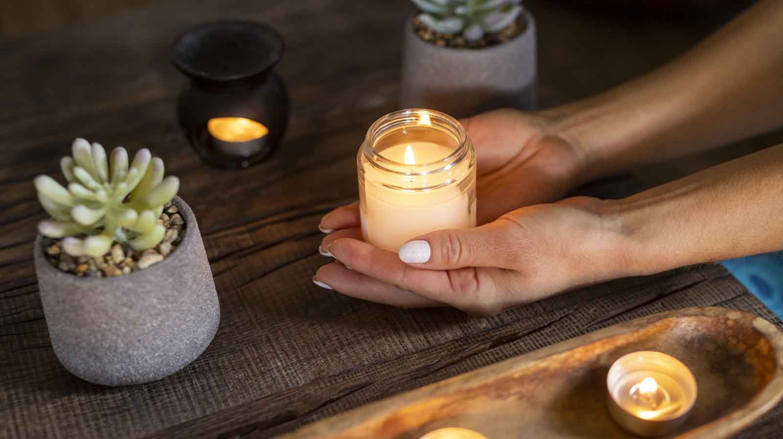 свеча ручной работы