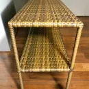 Обувница из искусственного ротанга