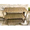 Обувница из искусственного ротанга