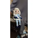 Игрушка вязанная кукла ручная работа