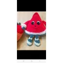 Игрушка  вязанная  ручная работа фрукты