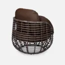 Кресло "LOTUS" Шоколад металлик