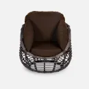 Кресло "LOTUS" Шоколад металлик