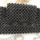 Эксклюзивная сумка ручной работы цвет Черный жемчуг