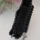 Эксклюзивная сумка ручной работы цвет Черный жемчуг