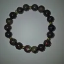 Комплект браслетов из натуральной яшмы "кровь дракона"