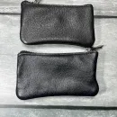 Ключница из натуральной кожи,на молнии с кармашком.