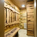 Вешалка из массива дерева