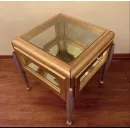 Стол витрина из массива дерева в стиле шинуазри