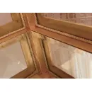 Стол витрина из массива дерева в стиле шинуазри