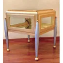 Стол витрина из массива дерева в стиле шинуазри