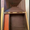 Расписная Старинная  восточная шкатулка сундук