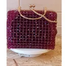 Сумочки из граненных бусин 8 мм