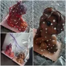 Мыло ручной работы "Мишка из роз"