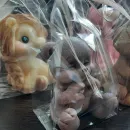 Мыло ручной работы "Мишка из роз"