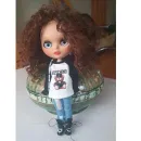 Кукла блайз брюнетка кастом