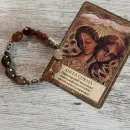 Браслет из турмалина с рунами