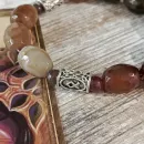 Браслет из турмалина с рунами