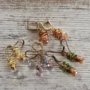 Серьги из хрустального стекла