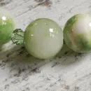 Браслет из жадеита с сердечком