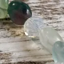 Браслет из флюорита с опалитом