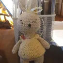 Вязаный зайчик