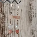 Серьги с гелиолитом и опалитом