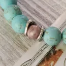 Браслет из бирюзы с рунами