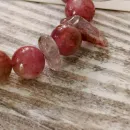 Браслет из турмалина с аметрином и аметистом.