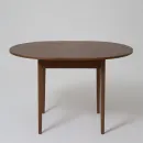 Круглый, раздвижной стол. Дубовый шпон, массив ясеня