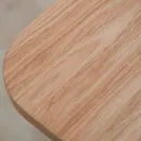 Прямоугольный, раздвижной стол. Дубовый шпон, массив ясеня