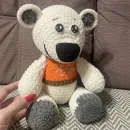 Вязанный медведь Тучка