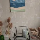 Декоративное панно "День на море" 70х70 см. Домотканое. Ручная работа. Хлопок.