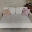 Декоративная подушка 35х35 см, двухсторонняя. Ручное ткачество.