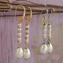 Серьги с жемчугом (имитация)