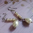 Серьги с жемчугом (имитация)