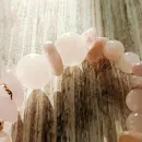 Браслет из розового кварца с кунцитом