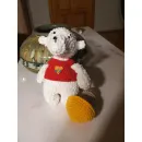 Мишка из плюшевой пряжи