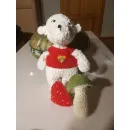 Мишка из плюшевой пряжи