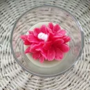 Свечи восковые в стакане