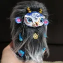 Игрушка в смешанной технике