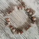 Браслет из майфанита с лунным камнем