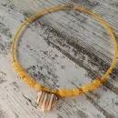 Чокер с жёлтым кальцитом