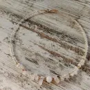 Чокер с розовым кварцем