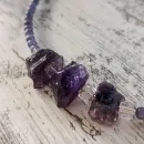 Чокер с диким аметистом