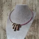 Чокер с родонитом