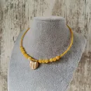 Чокер с жёлтым кальцитом