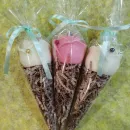 Свечи восковые РОЗА набор подарочный