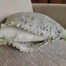 Декоративная подушка 35х35 см. Ручное ткачество.