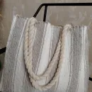 Сумка из льняной ткани. Ручное ткачество.